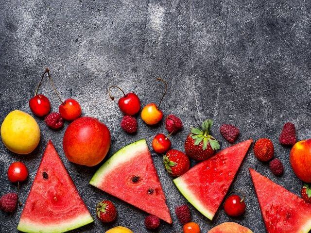 frutas de temporada de verano para no engordar